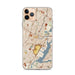 Custom Newark New Jersey Map Phone Case in Woodblock