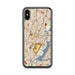 Custom Newark New Jersey Map Phone Case in Woodblock