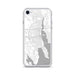 Custom New Bedford Massachusetts Map Phone Case in Classic