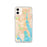 Custom New Bedford Massachusetts Map Phone Case in Watercolor