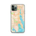 Custom New Bedford Massachusetts Map Phone Case in Watercolor