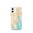 Custom New Bedford Massachusetts Map iPhone 12 mini Phone Case in Watercolor