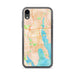 Custom New Bedford Massachusetts Map Phone Case in Watercolor