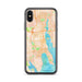 Custom New Bedford Massachusetts Map Phone Case in Watercolor