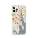 Custom New Bedford Massachusetts Map iPhone 12 Pro Phone Case in Woodblock