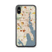 Custom New Bedford Massachusetts Map Phone Case in Woodblock