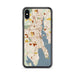Custom New Bedford Massachusetts Map Phone Case in Woodblock