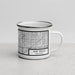 Right View Custom New Berlin Wisconsin Map Enamel Mug in Classic