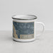 Right View Custom New Bern North Carolina Map Enamel Mug in Afternoon