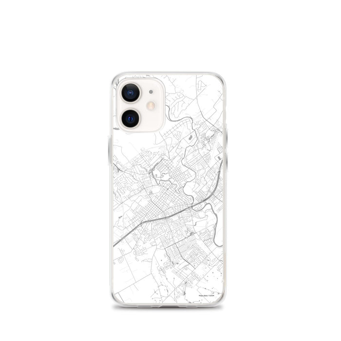 Custom New Braunfels Texas Map iPhone 12 mini Phone Case in Classic