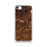 Custom New Braunfels Texas Map iPhone SE Phone Case in Ember