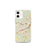 Custom New Braunfels Texas Map iPhone 12 mini Phone Case in Woodblock