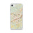 Custom New Braunfels Texas Map iPhone SE Phone Case in Woodblock