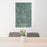 24x36 New Britain Connecticut Map Print Portrait Orientation in Afternoon Style Behind 2 Chairs Table and Potted Plant