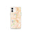 Custom New Britain Connecticut Map iPhone 12 mini Phone Case in Watercolor