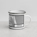 Right View Custom Newbury Massachusetts Map Enamel Mug in Classic