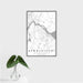 16x24 Newburyport Massachusetts Map Print Portrait Orientation in Classic Style With Tropical Plant Leaves in Water
