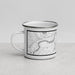 Left View Custom Newburyport Massachusetts Map Enamel Mug in Classic