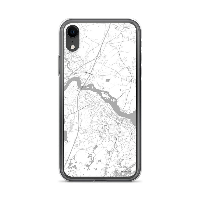 Custom Newburyport Massachusetts Map Phone Case in Classic