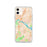 Custom Newburyport Massachusetts Map Phone Case in Watercolor