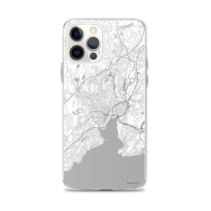 Custom New Haven Connecticut Map iPhone 12 Pro Max Phone Case in Classic