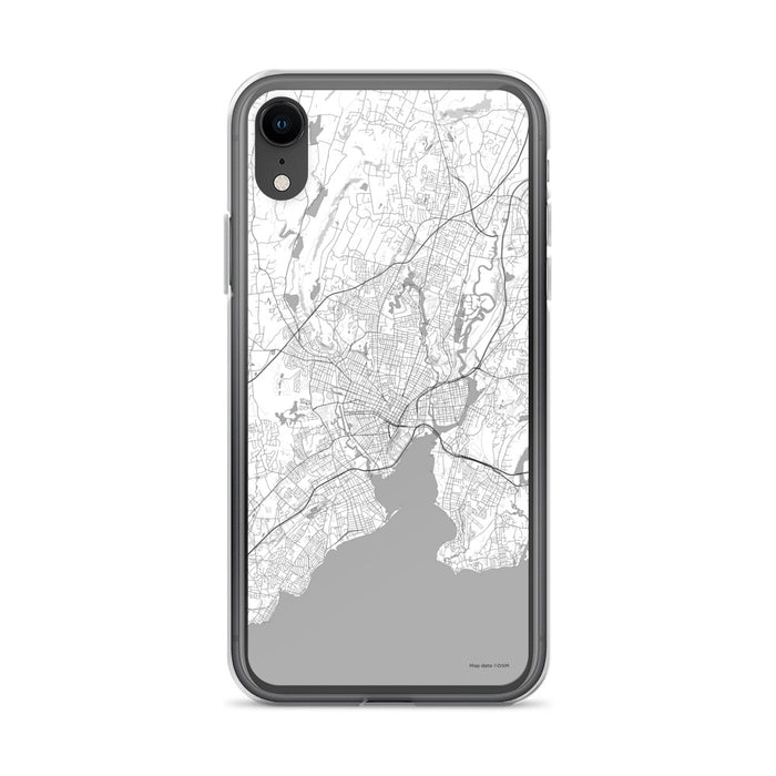 Custom New Haven Connecticut Map Phone Case in Classic