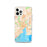 Custom New Haven Connecticut Map iPhone 12 Pro Phone Case in Watercolor