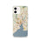 Custom New Haven Connecticut Map iPhone 12 Phone Case in Woodblock