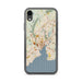 Custom New Haven Connecticut Map Phone Case in Woodblock
