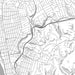 New Kensington Pennsylvania Map Print in Classic Style Zoomed In Close Up Showing Details