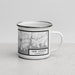 Right View Custom New London Connecticut Map Enamel Mug in Classic