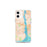 Custom iPhone 12 mini New London Connecticut Map Phone Case in Watercolor