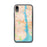 Custom iPhone XR New London Connecticut Map Phone Case in Watercolor