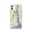 Custom iPhone 11 New London Connecticut Map Phone Case in Woodblock