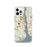 Custom iPhone 12 Pro New London Connecticut Map Phone Case in Woodblock