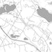 New London New Hampshire Map Print in Classic Style Zoomed In Close Up Showing Details