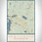New London New Hampshire Map Print Portrait Orientation in Woodblock Style With Shaded Background