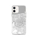 Custom New Orleans Louisiana Map iPhone 12 Phone Case in Classic