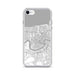 Custom New Orleans Louisiana Map iPhone SE Phone Case in Classic