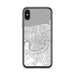Custom New Orleans Louisiana Map Phone Case in Classic