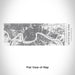 Rendered View of New Orleans Louisiana Map Engraving on 10oz Stainless Steel Insulated Cup with Sliding Lid in White