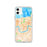 Custom New Orleans Louisiana Map Phone Case in Watercolor