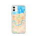 Custom New Orleans Louisiana Map Phone Case in Watercolor
