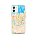 Custom New Orleans Louisiana Map iPhone 12 Phone Case in Watercolor