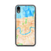 Custom New Orleans Louisiana Map Phone Case in Watercolor