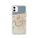 Custom New Orleans Louisiana Map Phone Case in Woodblock