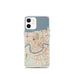Custom New Orleans Louisiana Map iPhone 12 mini Phone Case in Woodblock