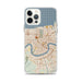 Custom New Orleans Louisiana Map iPhone 12 Pro Max Phone Case in Woodblock