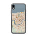 Custom New Orleans Louisiana Map Phone Case in Woodblock