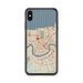 Custom New Orleans Louisiana Map Phone Case in Woodblock